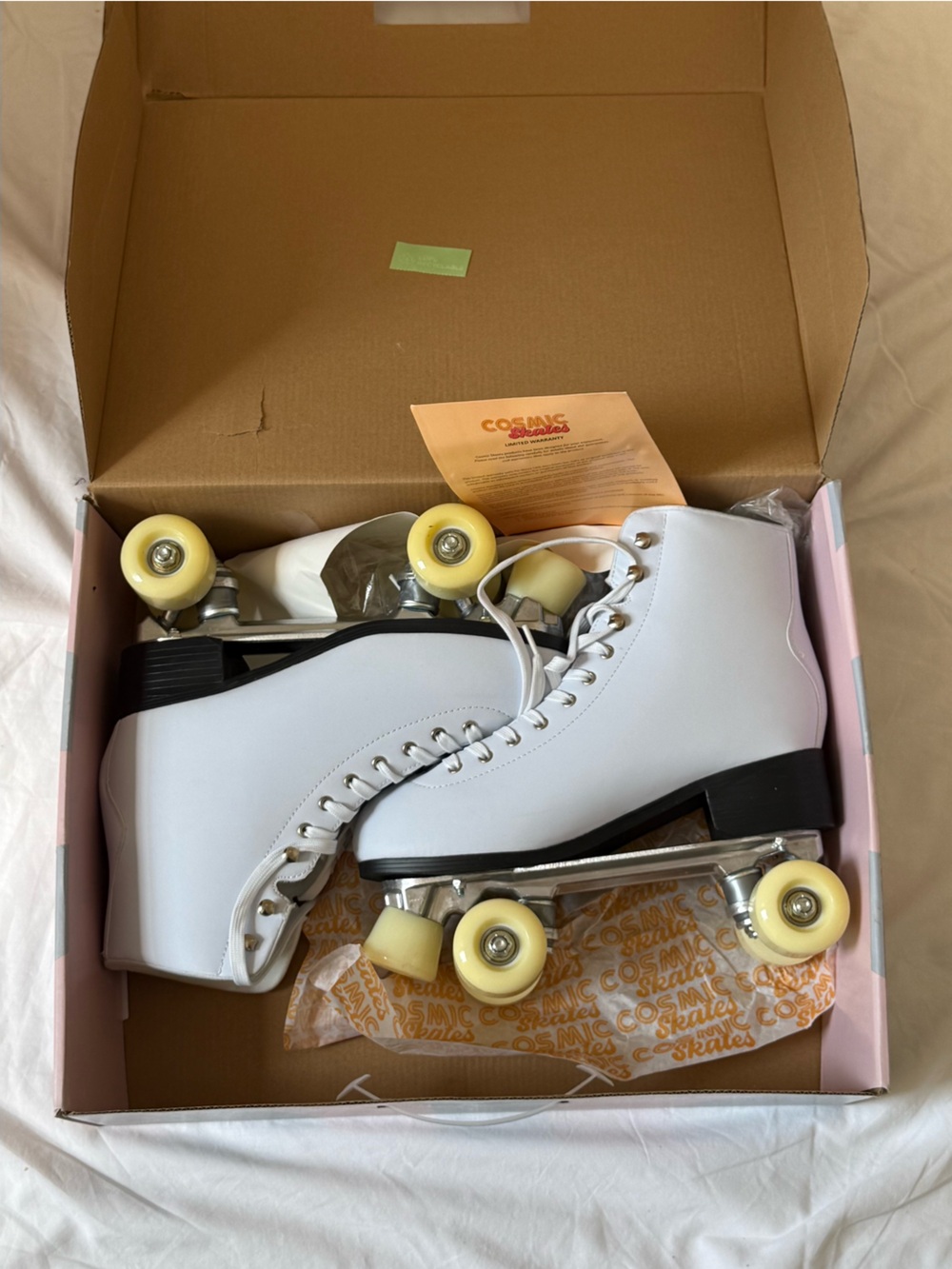 Dolls Kill / Cosmic Skates White Roller Skates